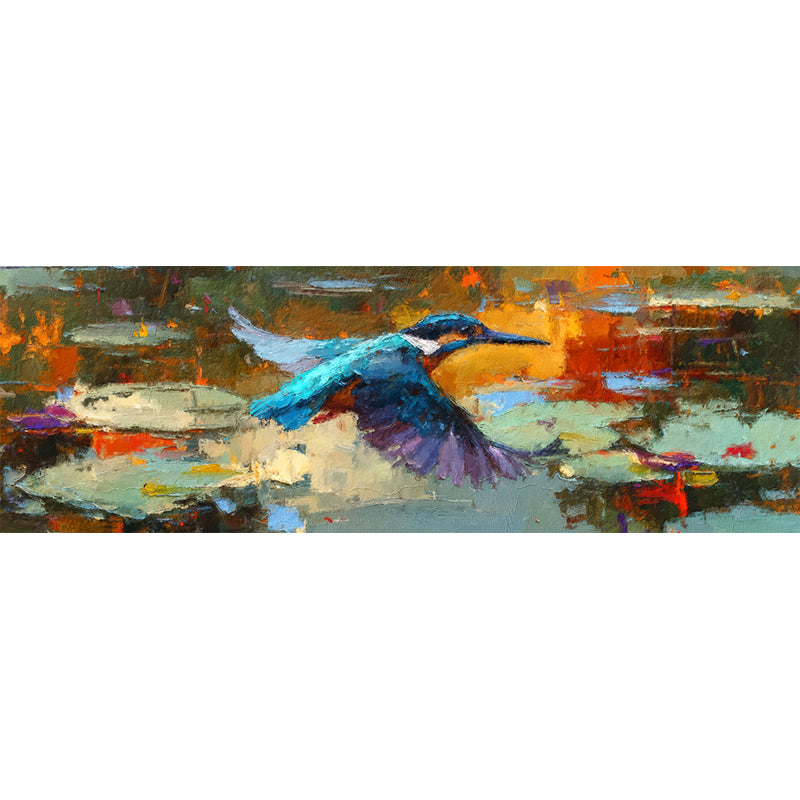 Eisvogel im Flug