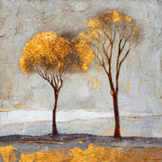 Abstraktes Bäume-Kunstwerk