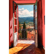 Uitzicht vanaf balkon