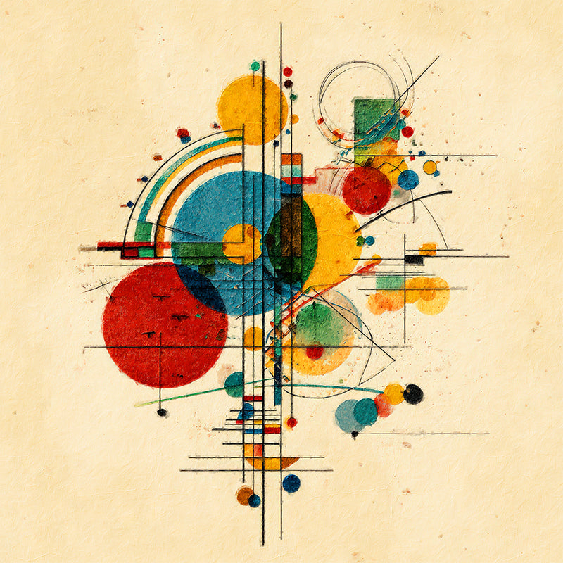 Geometrische Kreise – Kandinsky (Inspiration)