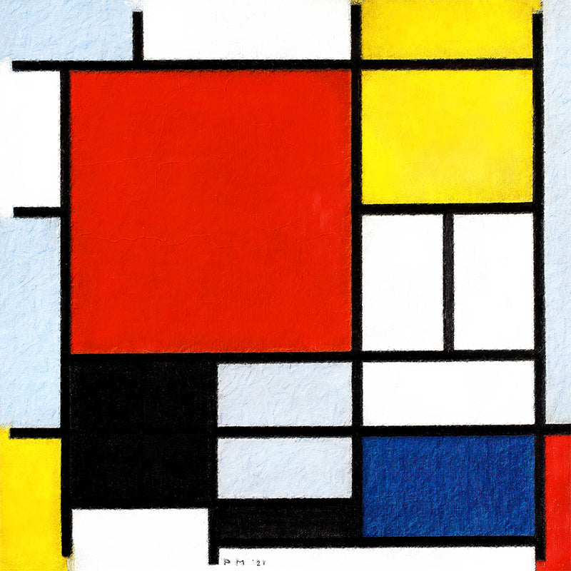 Komposition Rot Gelb Blau - Piet Mondriaan