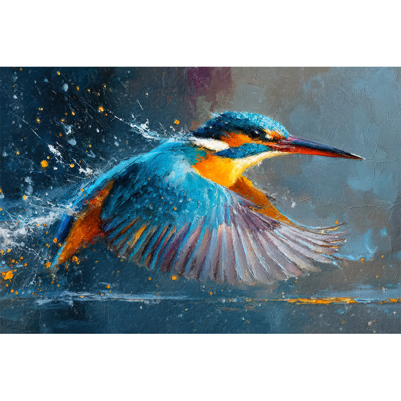 Farbenfroher Eisvogel