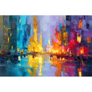 Abstracte Stad Kunst