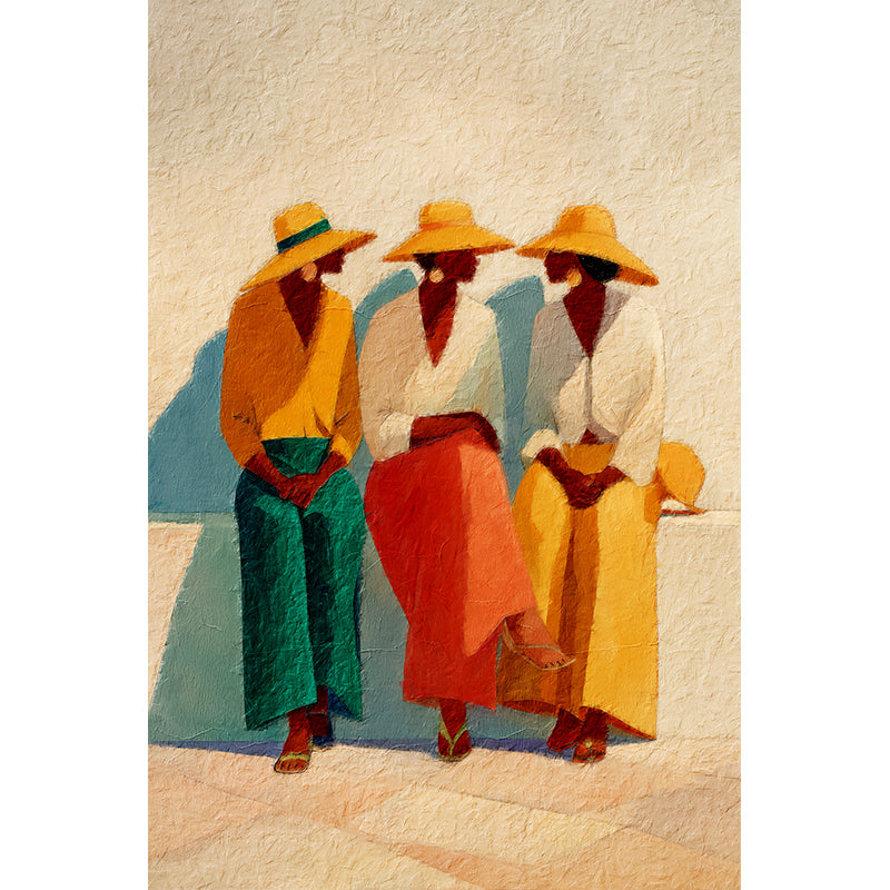 Drie Zittende Vrouwen I
