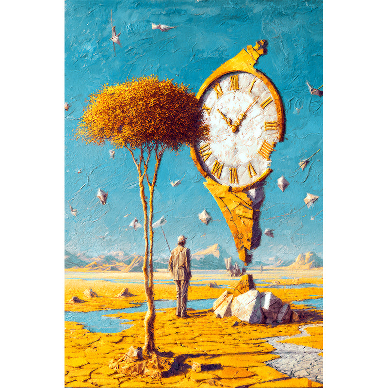 Surrealistische klok