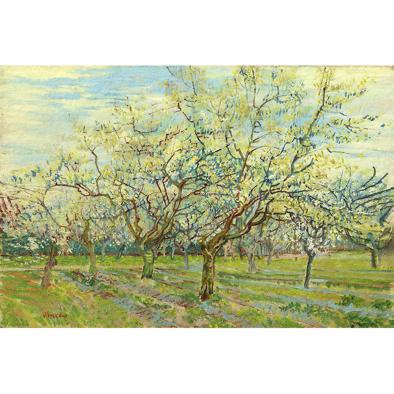 Boomgaard met bloeiende pruimenbomen - Van Gogh