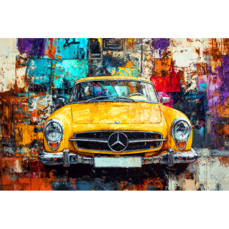 Vintage Gele Mercedes