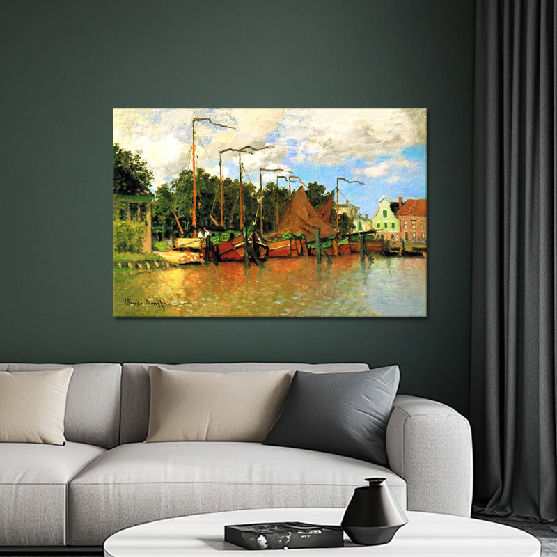 Boote bei Zaandam – Monet