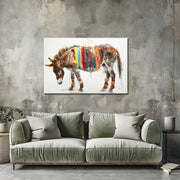 Schilderij Ezel