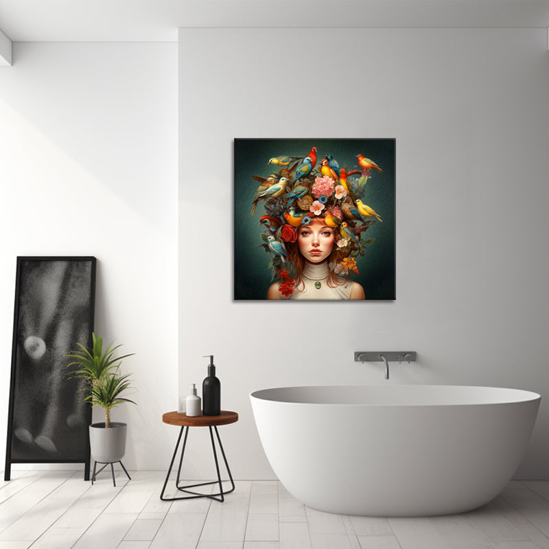 Vrouw Met Vogels II