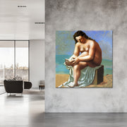 Akt, sich den Fuß abtrocknend - Picasso