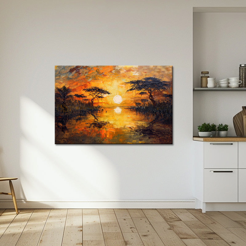 Safari bei Sonnenuntergang