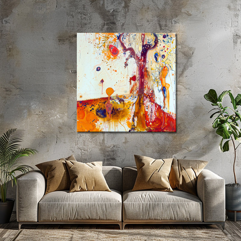 Farbenfrohe abstrakte Kunst