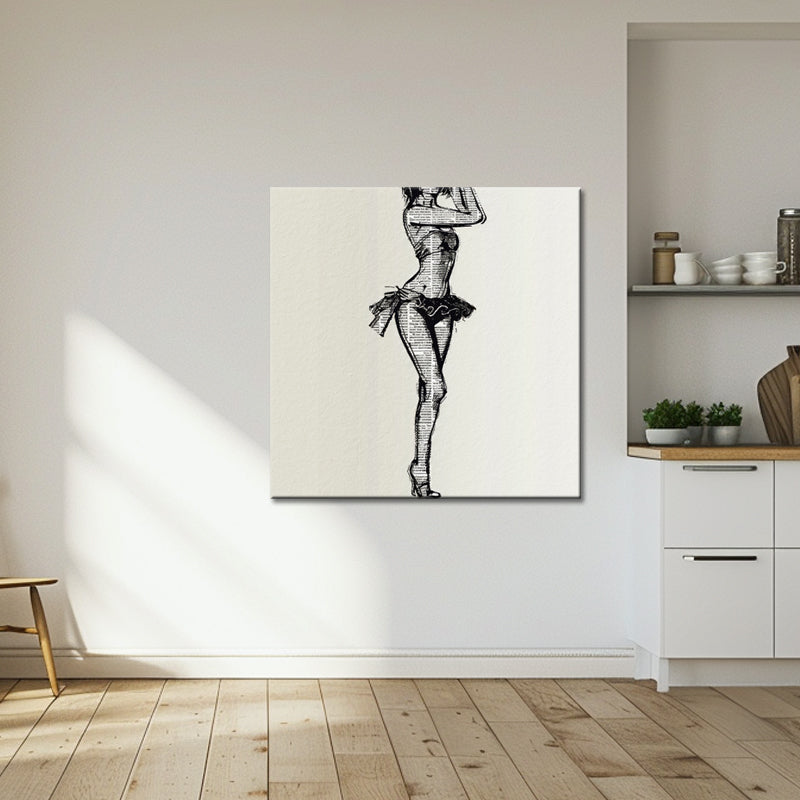 Schilderij dame