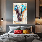Elefant in Türkis