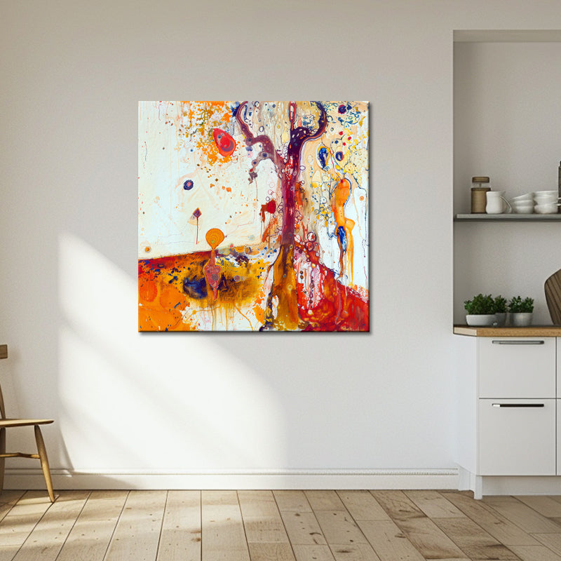 Farbenfrohe abstrakte Kunst