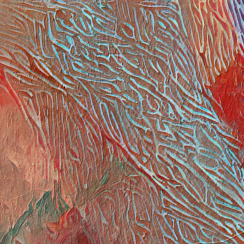 Abstract lotus bloem