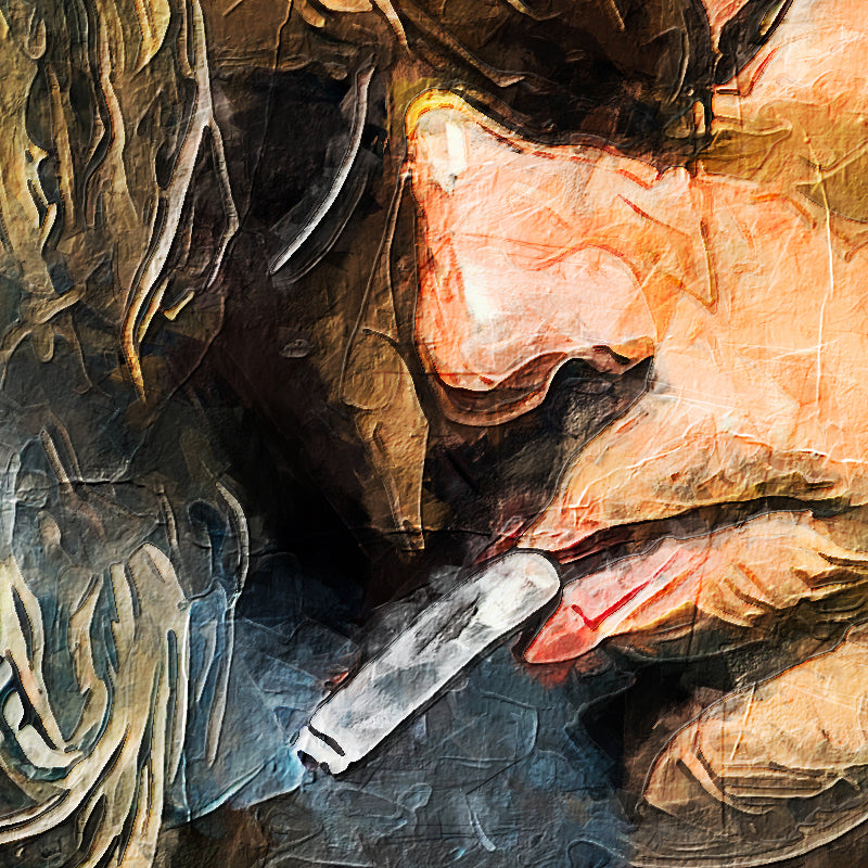 Portret Kurt Cobain