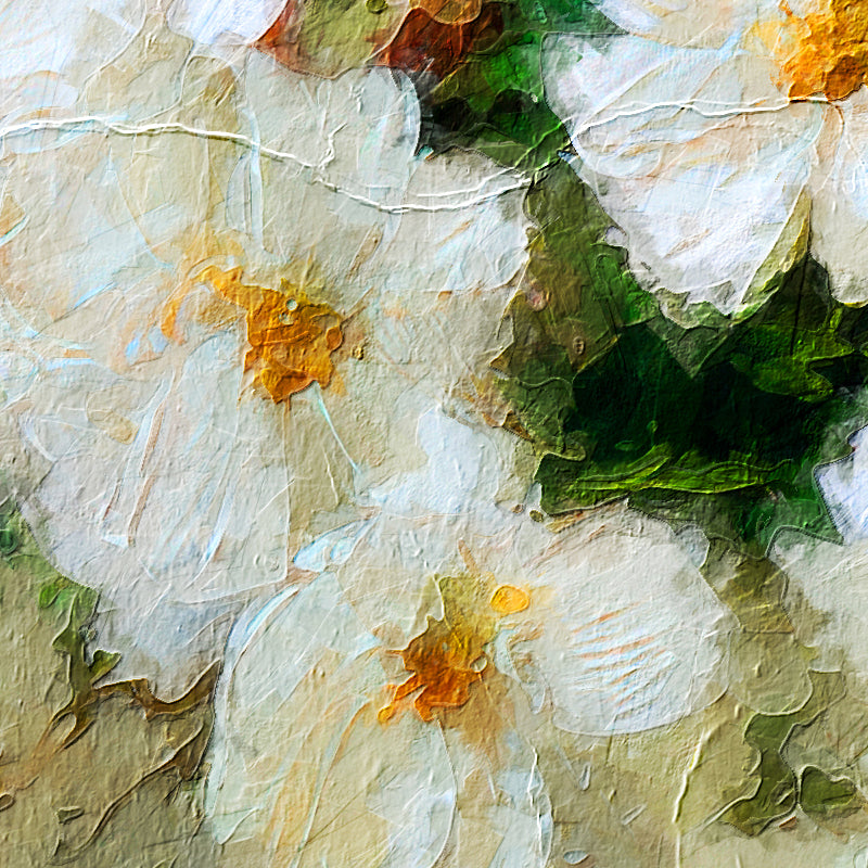 Weiße Blumen in einer Vase