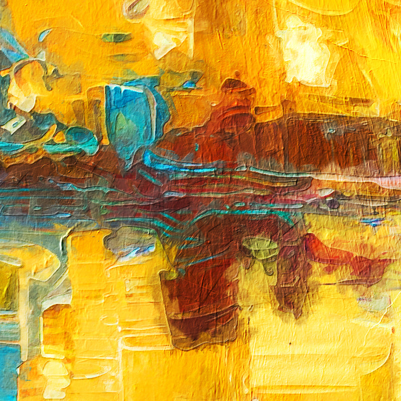 Abstracte Stad Kunst