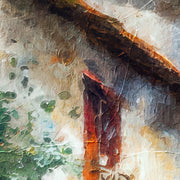 Italiaans dorp kunstwerk