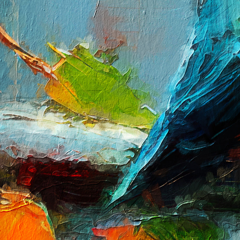 Schilderij IJsvogel op Tak
