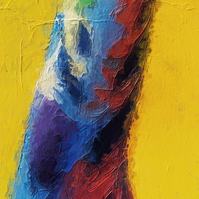 bunte Giraffe