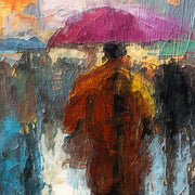 Mensen in de Regen