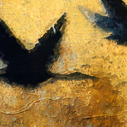 Vögel fliegend abstrakt