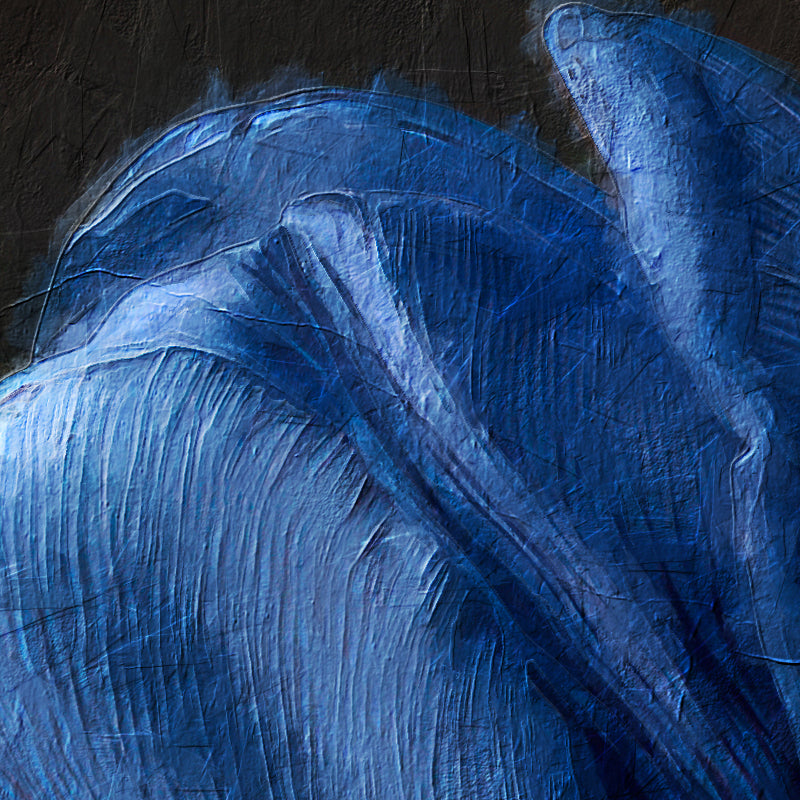 Twee Blauwe Tulpen