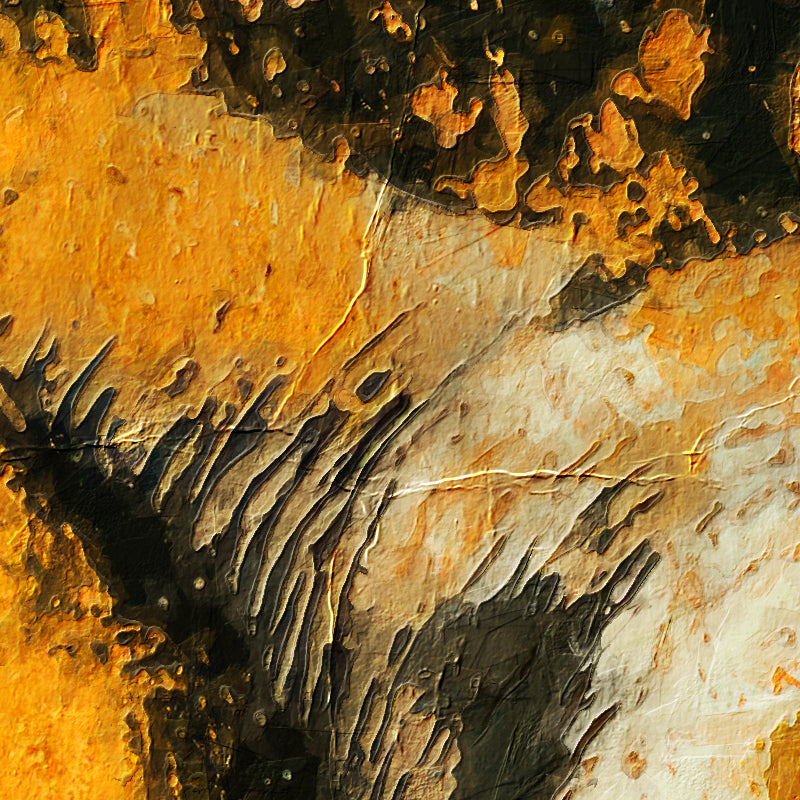 Olifant Abstract Kunstwerk