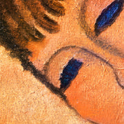 Reclining Nude on Blue Cushion -Amedeo Modigliani