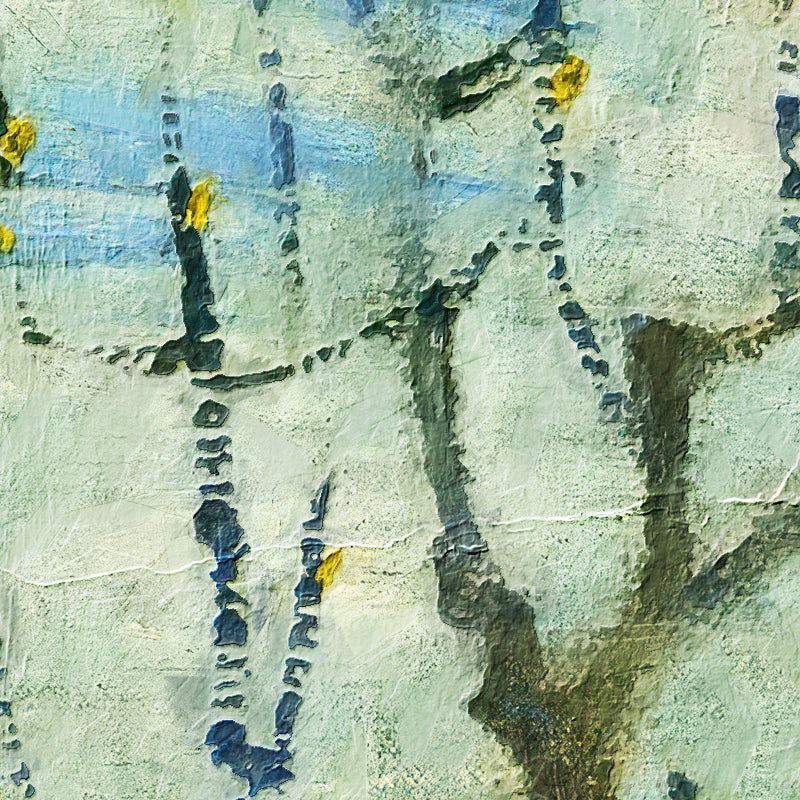 Obstgarten mit blühenden Aprikosenbäumen – Van Gogh