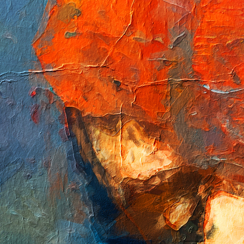 Kunstwerk vrouw in zijaanzicht I