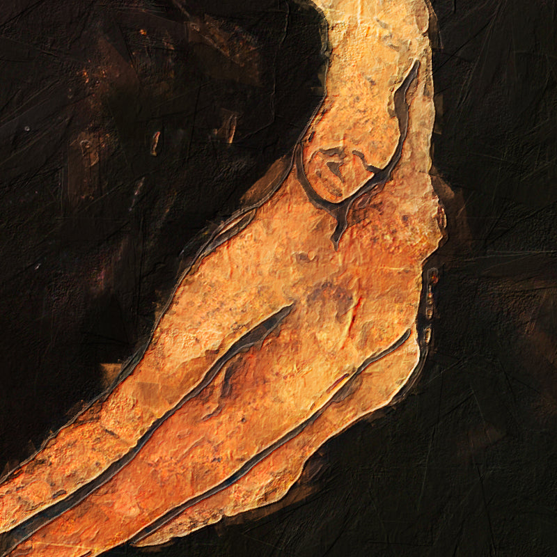 Eingeschlossener Körper - Egon Schiele (Inspiration)
