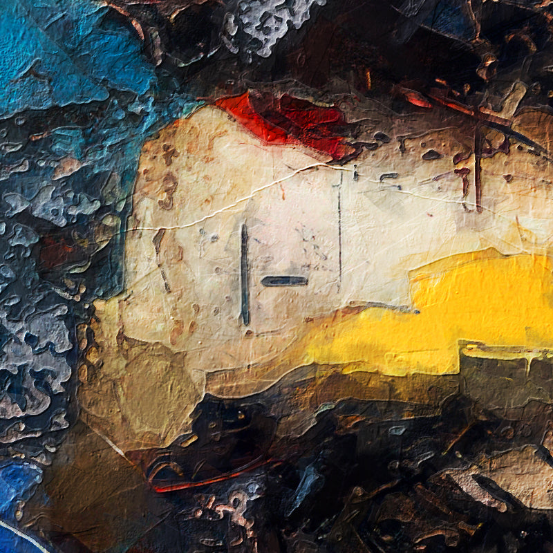 Vouwgezicht – Mixed Media