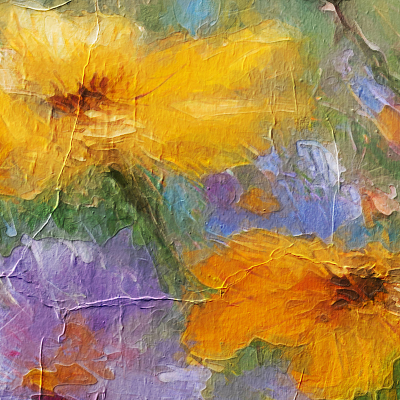 Panorama Buntes Blumenfeld