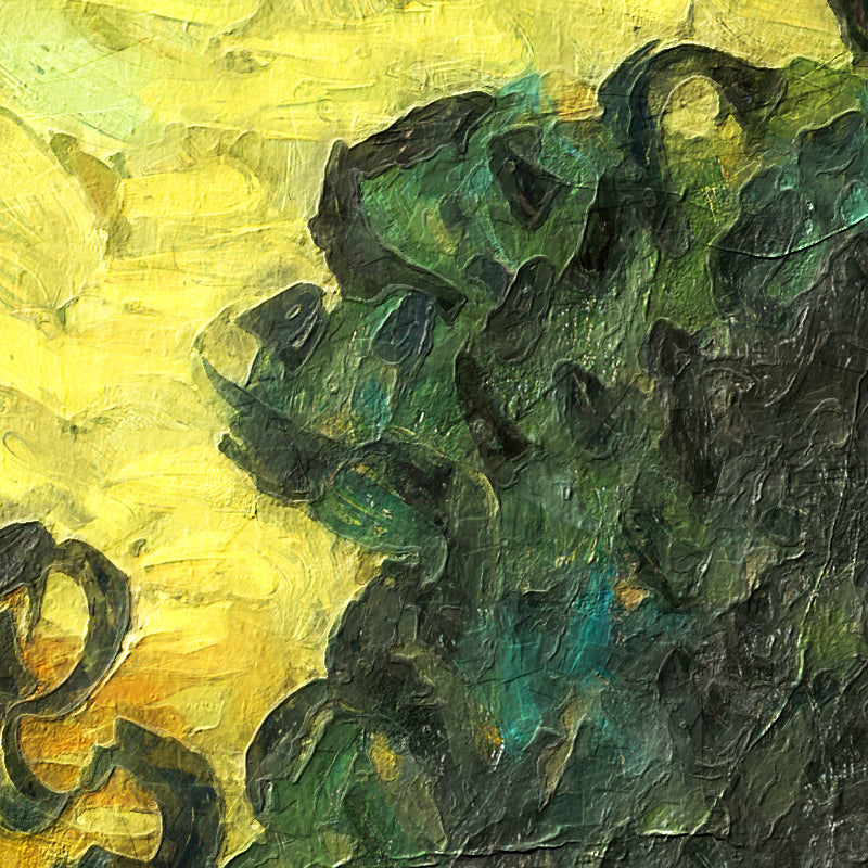 Landschap bij schemering - Van Gogh