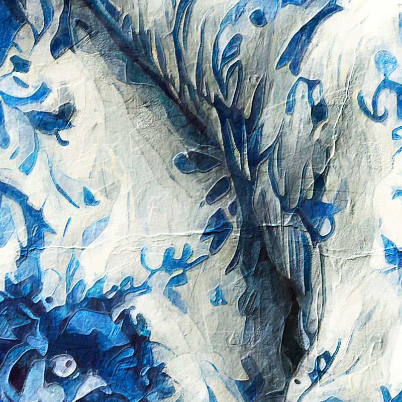 Elefant in Delfter Blau