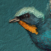 Frau - Vögel - Blumen - Kunst