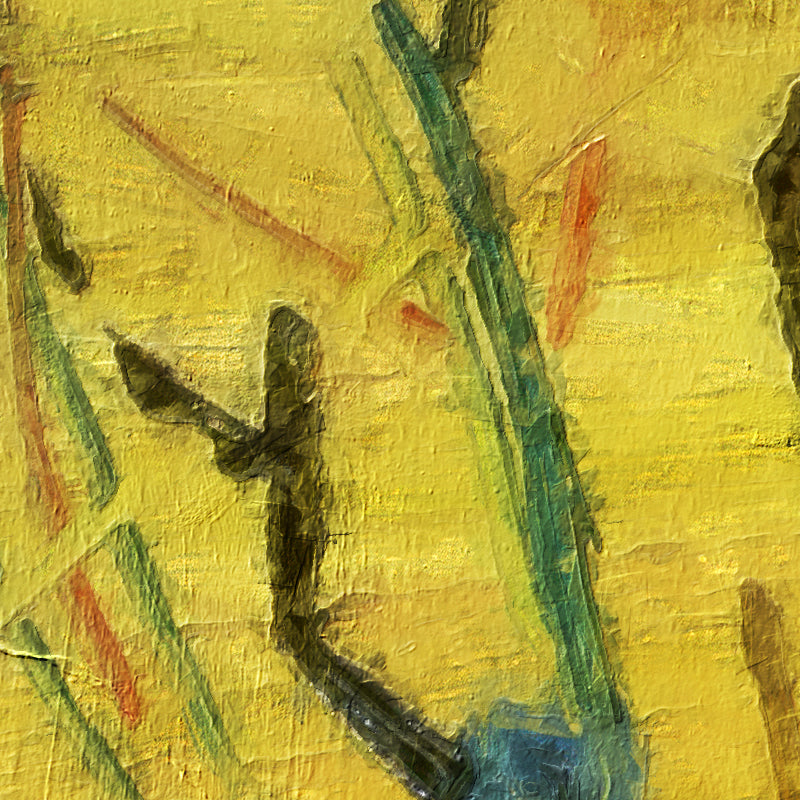 Kopfweiden bei Sonnenuntergang - Van Gogh