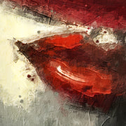 Lady in red