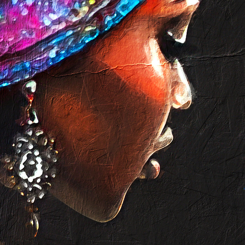 Afrikanische Frau mit Turban II