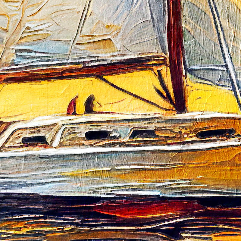 Zeilboot bij Zonsondergang II