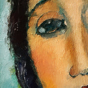 Porträt der brünetten Frau Christina – Amedeo Modigliani