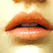 Vrouw met vissen schilderij III