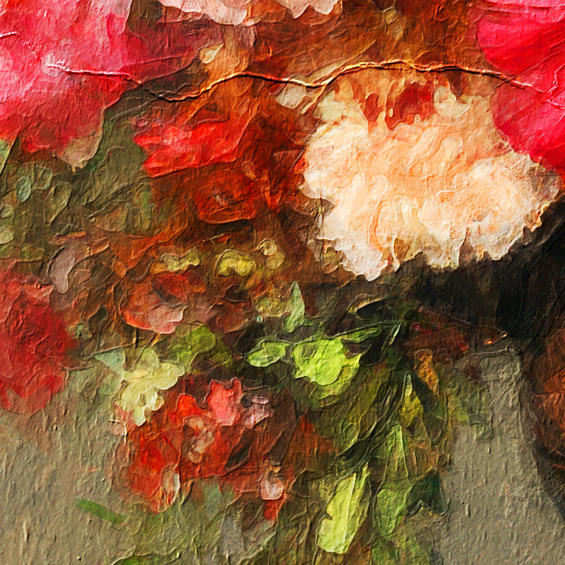 Vrouw met bloemen in het haar III