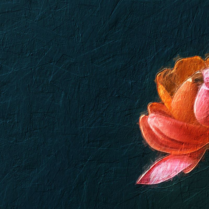Vintage Vaas met bloemen III