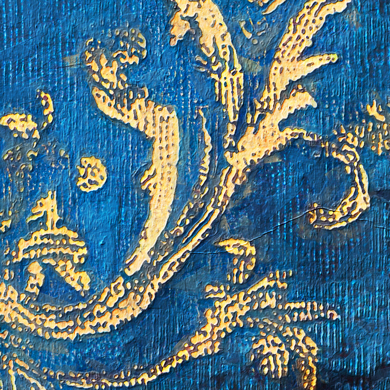 Hummer im Delfter-Blau-Stil IV