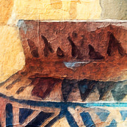 Aquarel schilderij Pueblo potten